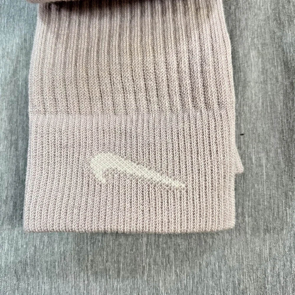 NEW 2 Pair Nike Everyday Wool Blend Men's‎ 6-8 Cushioned Crew Socks W 6-10 Brown